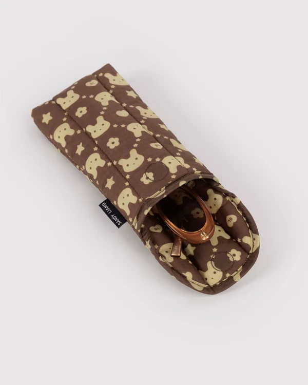 Puffy Glasses Sleeve - Bunny - Size: OS