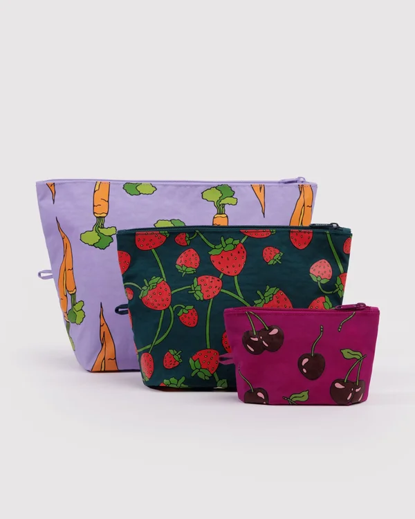 Go Pouch Set - Carrots & Berries - Size: OS