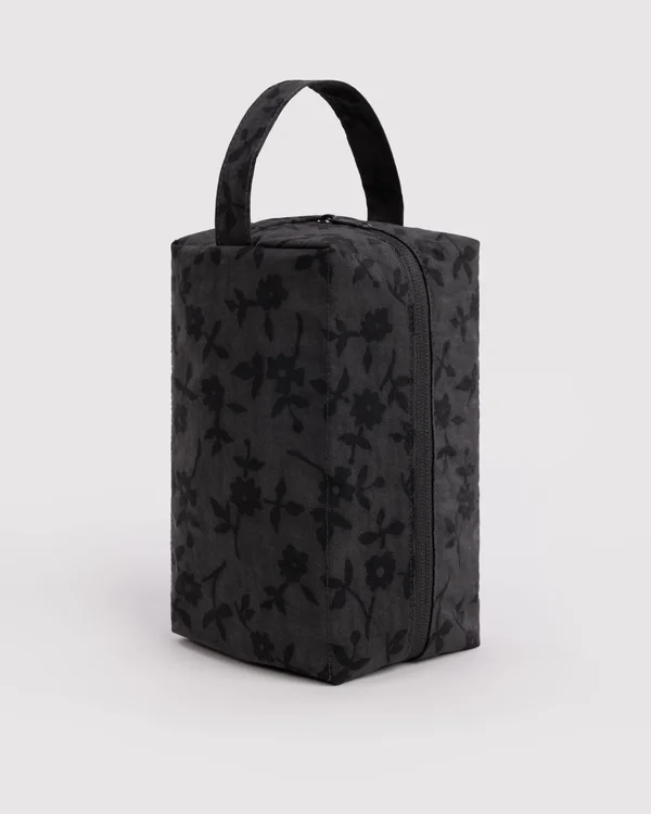 Dopp Kit - Charcoal Ditsy Floral