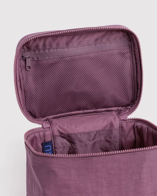 Large Cosmetic Case - Wild Plum - Material: heavyweight-nylon