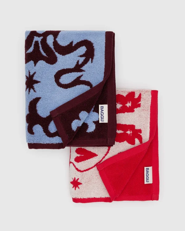 Hand Towel Set of 2 - Western - Size: B