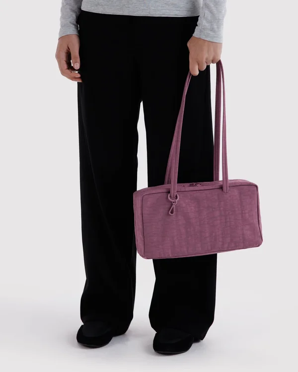 Nylon Bowler Bag - Wild Plum - Size: OS