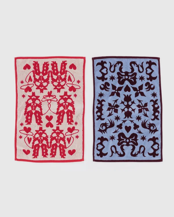 Hand Towel Set of 2 - Western - Size: B