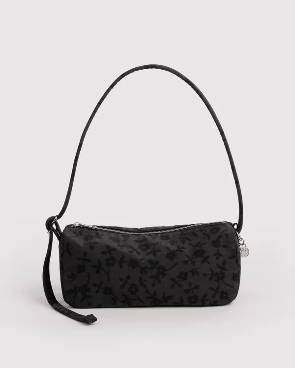 Nylon Loaf Bag - Charcoal Ditsy Floral - Material: heavyweight-nylon