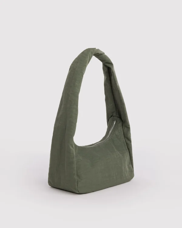 Small Nylon Meringue Bag - Caper - Size: OS