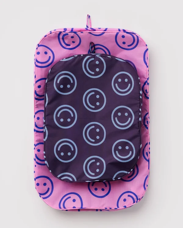 Large Packing Cube Set - Bright Happy Mix - Material: ripstop-nylon