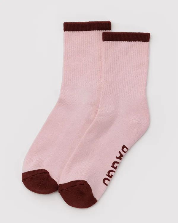 Ribbed Sock - Blush Mix
