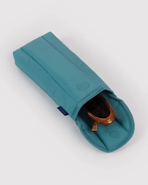 Puffy Glasses Sleeve - Peacock - Size: OS