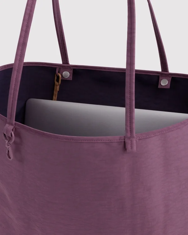 Large Nylon Reversible Tote - Wild Plum Mix - Size: OS