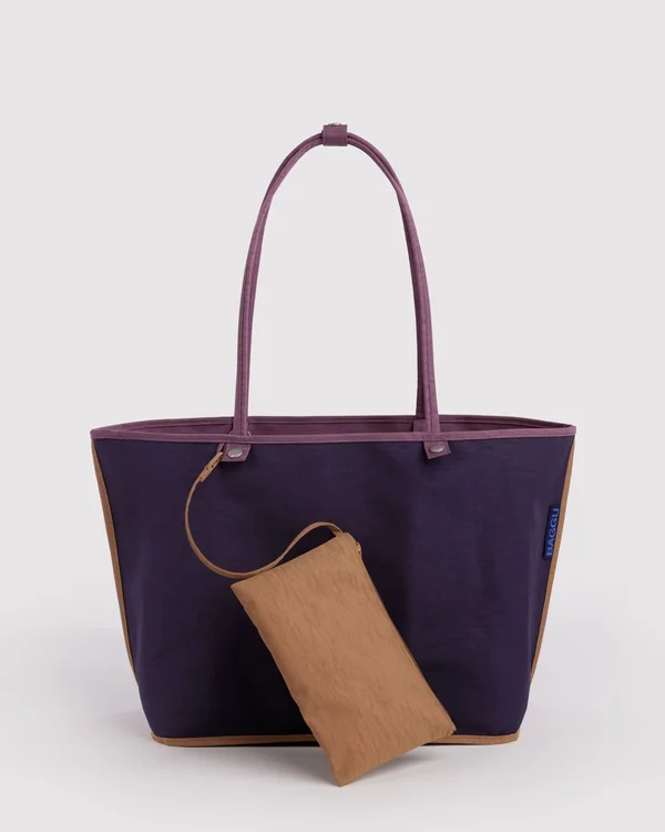 Large Nylon Reversible Tote - Wild Plum Mix - Size: OS