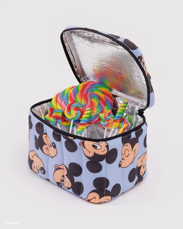 Puffy Lunch Bag - Mickey Mouse - Material: ripstop-nylon