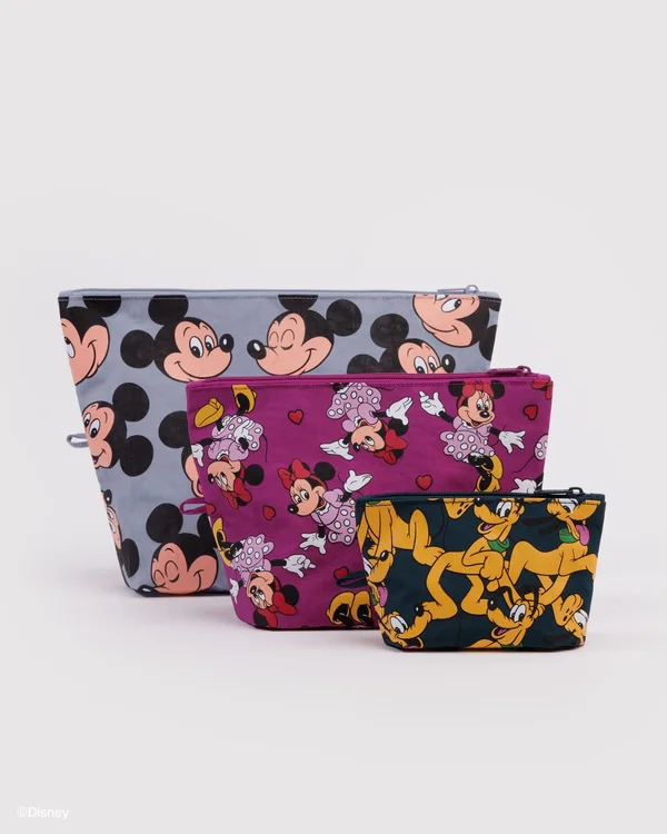 Go Pouch Set - Mickey - Minnie & Pluto