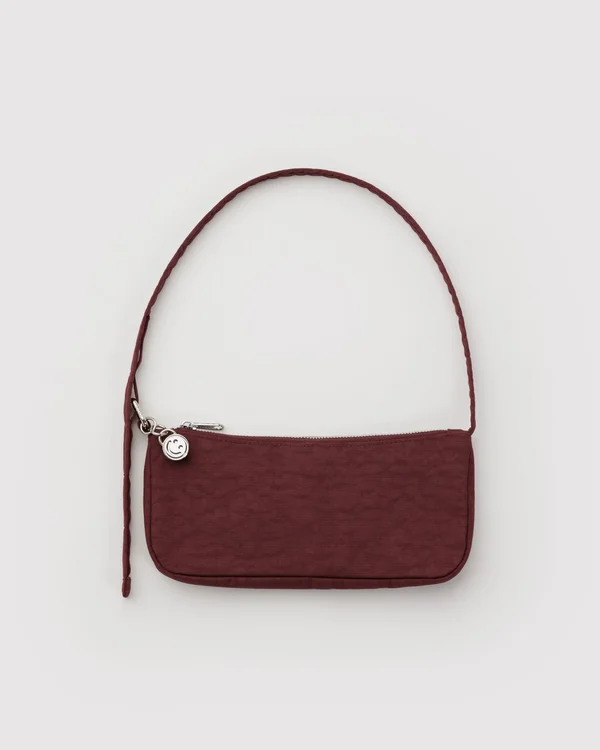 Nylon Pochette - Sale - Mahogany - Material: heavyweight-nylon