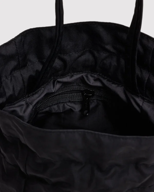 Nylon Drawstring Bag - Black - Material: heavyweight-nylon