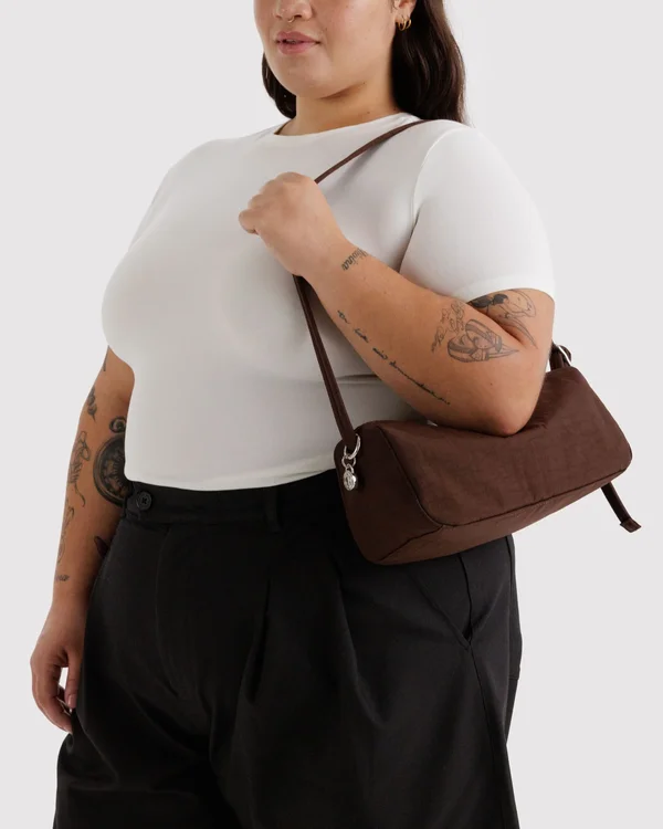 Nylon Loaf Bag - Coffee - Material: heavyweight-nylon